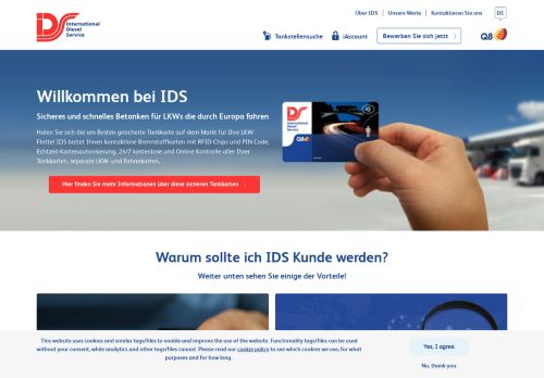 
                            4. Willkommen bei IDS: Sicheres & schnelles Tanken | IDS-Q8