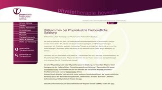 
                            13. Willkommen bei PhysioAustria Freiberufliche Salzburg - physioSalzburg