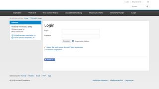 
                            2. Willkommen beim Verband Tiershiatsu (VTS) - Login - powered by ...