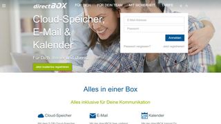 
                            3. Willkommen | directBOX Freemail – Cloudmail made in Germany