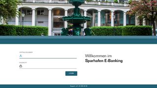 
                            4. Willkommen im E-Banking der Bank Sparhafen Zürich AG