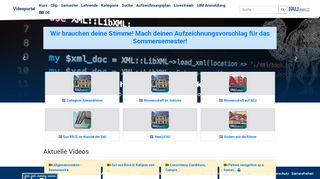 
                            7. Willkommen im FAU Videoportal