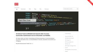 
                            12. Willkommen - Open-Data-Portal – Deutsche Bahn Datenportal