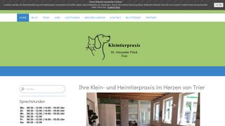 
                            12. Willkommen - Tierarztpraxis Dr A. Flöck in Trier
