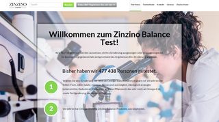 
                            3. Willkommen zum Zinzino Balance Test!