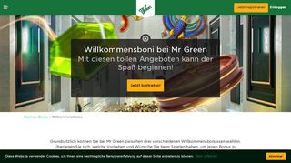 
                            7. Willkommensbonus | Mr Green Casino