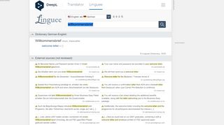 
                            8. Willkommensbrief - English translation – Linguee