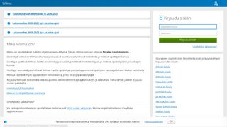 
                            10. Wilma - Nivalan koulutoimisto: Wilmaan kirjautuminen