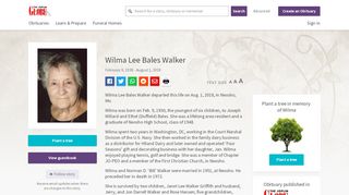 
                            9. Wilma Walker | Obituary | The Joplin Globe
