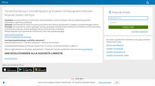 
                            13. Wilmaan kirjautuminen - Wilma - Kainuun ammattiopisto