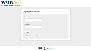 
                            13. Wilson & Muir Bank and Trust Company | Login
