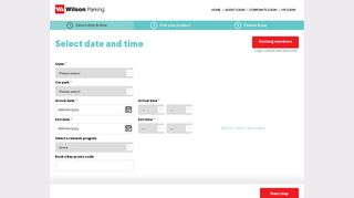 
                            6. Wilson Parking - Make Booking