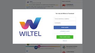 
                            5. Wiltel Next - NO OLVIDES GENERAR TU CUENTA DE... | Facebook