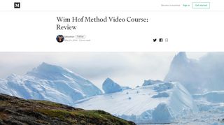 
                            11. Wim Hof Method Video Course: Review – Sebastian – Medium