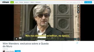 
                            13. Wim Wenders: exclusiva sobre a Queda do Muro on Vimeo