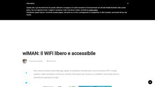 
                            9. wiMAN: il WiFi libero e accessibile - iPhone Italia