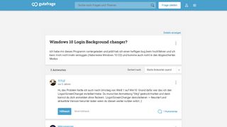 
                            6. Wimdows 10 Login Background changer? (Fehler, Windows 10, Bug ...