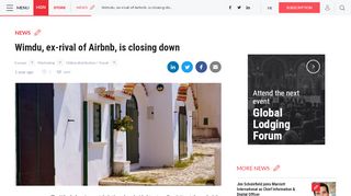 
                            12. Wimdu, ex-rival of Airbnb, is closing down | Hospitality ON