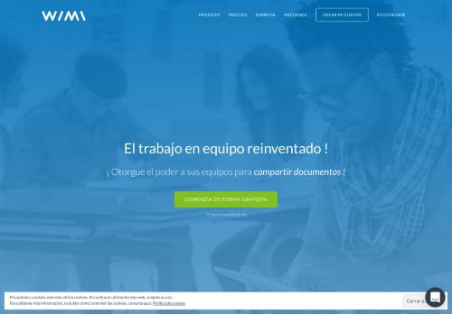 
                            1. Wimi: Herramientas de software de gestión de proyectos en línea