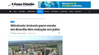 
                            11. Wimóveis: Imóveis para venda em Brasília têm redução em julho ...