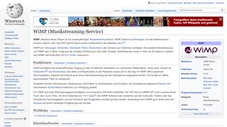
                            3. WiMP (Musikstreaming-Service) – Wikipedia
