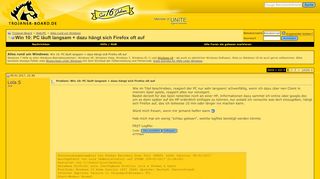 
                            10. Win 10: PC läuft langsam + dazu hängt sich Firefox oft auf ...