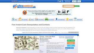 
                            2. Win Instant Cash Sweepstakes and Contests Online | UltraContest.com