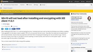 
                            9. Win10 will not load after installing and encrypting with SEE ...