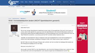 
                            10. Win8.1 Anmeldebildschirm ändern (NICHT Sperrbildschirm gemeint ...