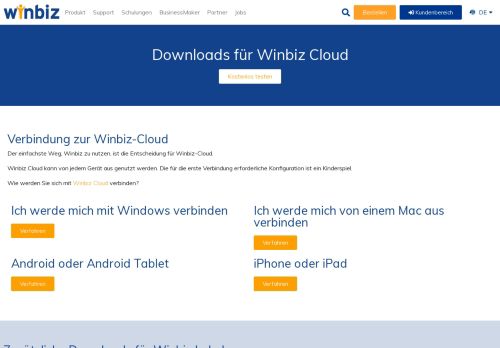 
                            2. Winbiz Cloud - Verbindung über einen Mac-Arbeitsplatz