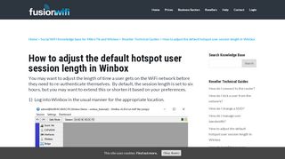 
                            9. Winbox Hotspot Session Length - Fusion WiFi