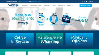 
                            1. Wind Telecom: Servicios de Internet 4G, Televisión Digital y teléfono