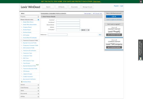 
                            7. WinDeed>>TransUnion>>Consumer Profile