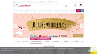 
                            13. windeln.de » Babynahrung, Windeln & Kleidung - dein Baby Online ...