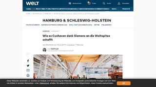 
                            12. Windkraft: Wie es Cuxhaven dank Siemens an die Weltspitze schafft ...