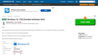 
                            10. Windows 10 1703 Domäne beitreten fehlt - Administrator