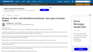 
                            10. Windows 10 1803 nicht identifiziertes Netzwerk kein Login an ...