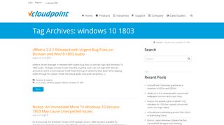 
                            11. windows 10 1803 - vCloudPoint