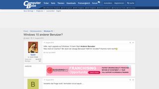 
                            8. Windows 10 anderer Benutzer? | ComputerBase Forum