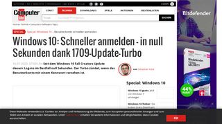 
                            6. Windows 10: Anmeldung in Null Sekunden - COMPUTER BILD