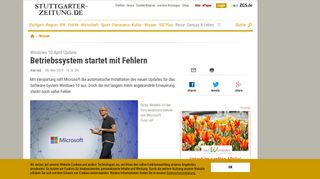 
                            11. Windows 10 April Update: Betriebssystem startet mit Fehlern - Wissen ...