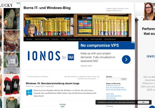 
                            6. Windows 10: Benutzeranmeldung dauert lange | Borns IT- und ...