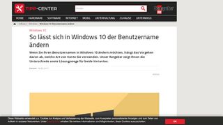 
                            9. Windows 10: Benutzername ändern | TippCenter