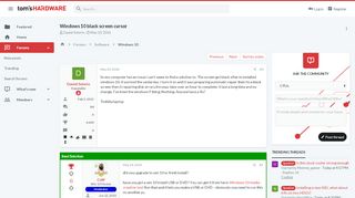 
                            12. Windows 10 black screen cursor - [Solved] - Windows 10 - Tom's ...