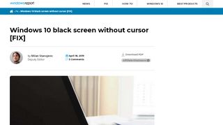 
                            3. Windows 10 black screen without cursor [FIX] - Windows Report