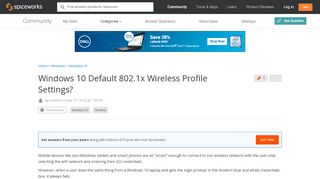 
                            11. Windows 10 Default 802.1x Wireless Profile Settings? - Spiceworks ...