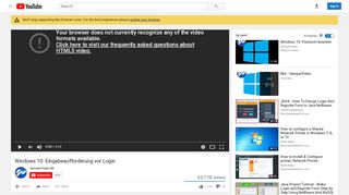 
                            6. Windows 10: Eingabeaufforderung vor Login - YouTube