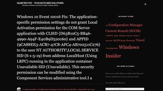
                            4. Windows 10 Event 10016 Fix: The application-specific permission ...