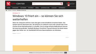 
                            7. Windows 10 friert ein | TippCenter