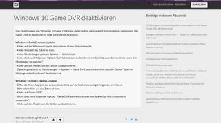 
                            1. Windows 10 Game DVR deaktivieren – GOG.COM KUNDENDIENST ...